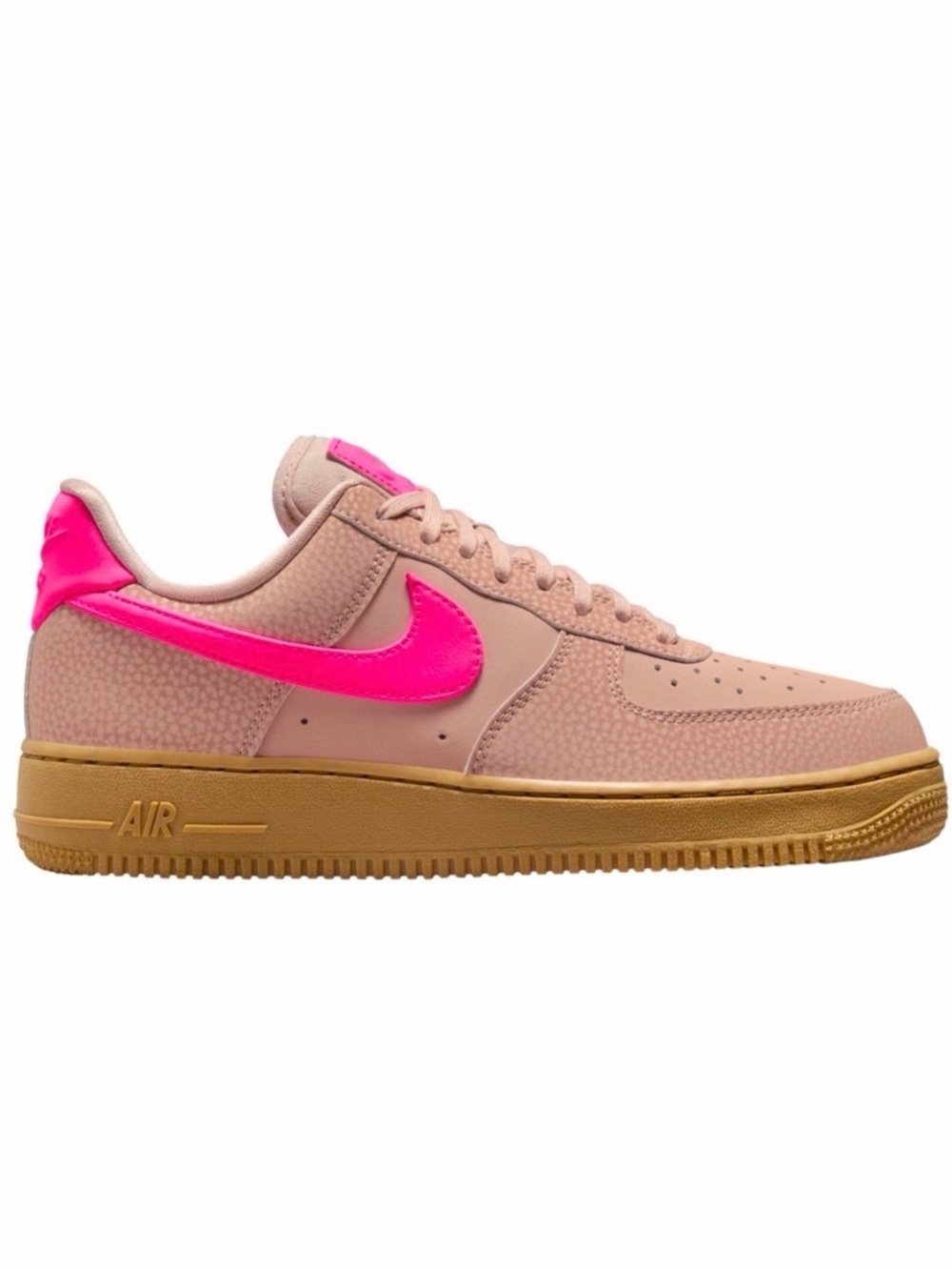 Nike Women’s Air Force 1 ’07 Particle Beige Hyper Pink, Size 8.5 New